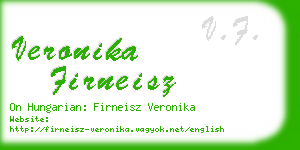 veronika firneisz business card